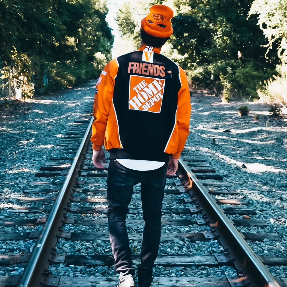 CUSTOM VLONE NASCAR jacket.